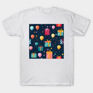 Happy Birthday Party Celebration Pattern 12 T-Shirt